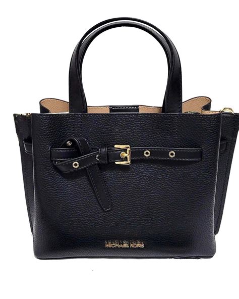 nwt michael kors mk signature patent small satchel black|Michael Kors Patent Bags & Handbags for Women .